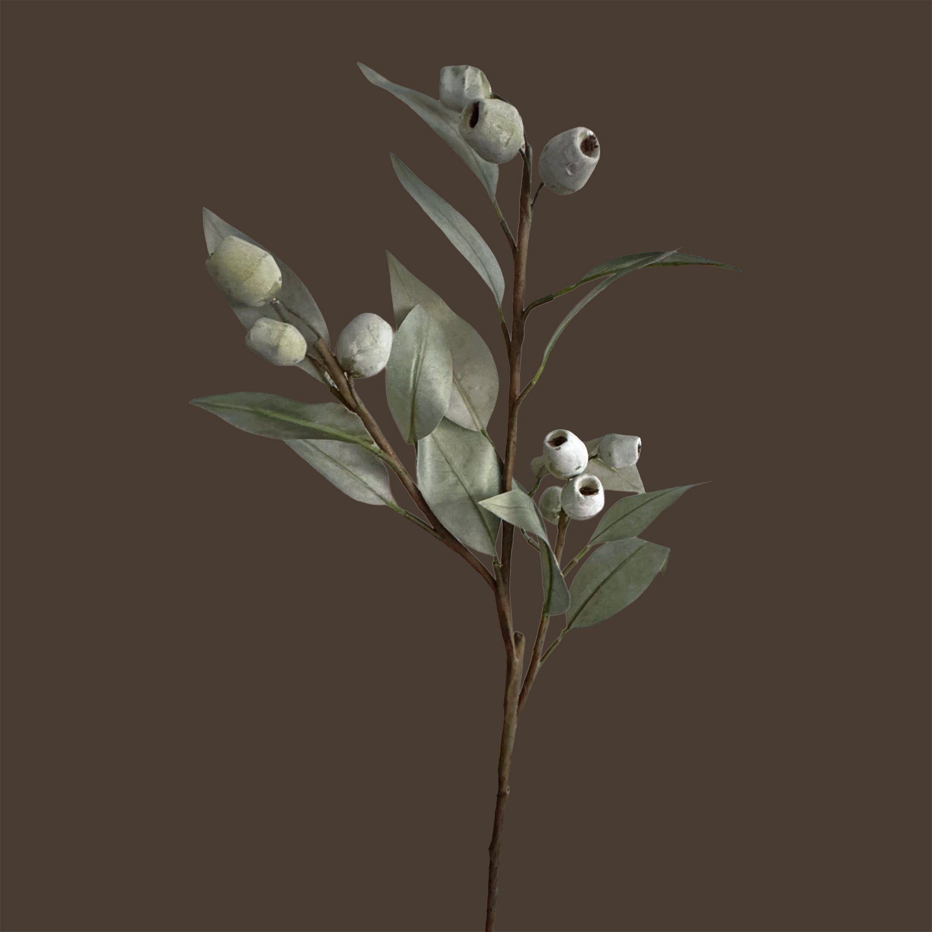 Berry Stem — Mist Green