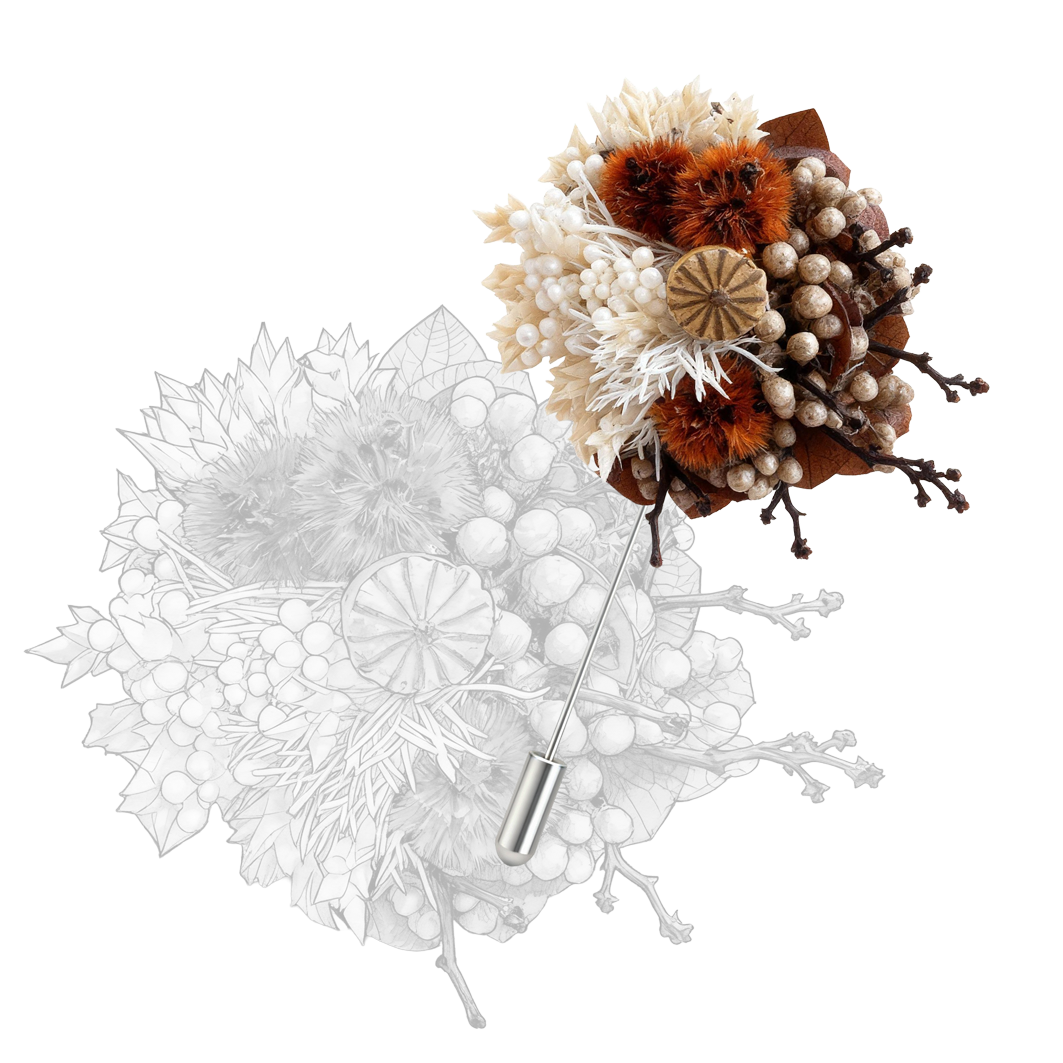 Harvest Halo Brooch