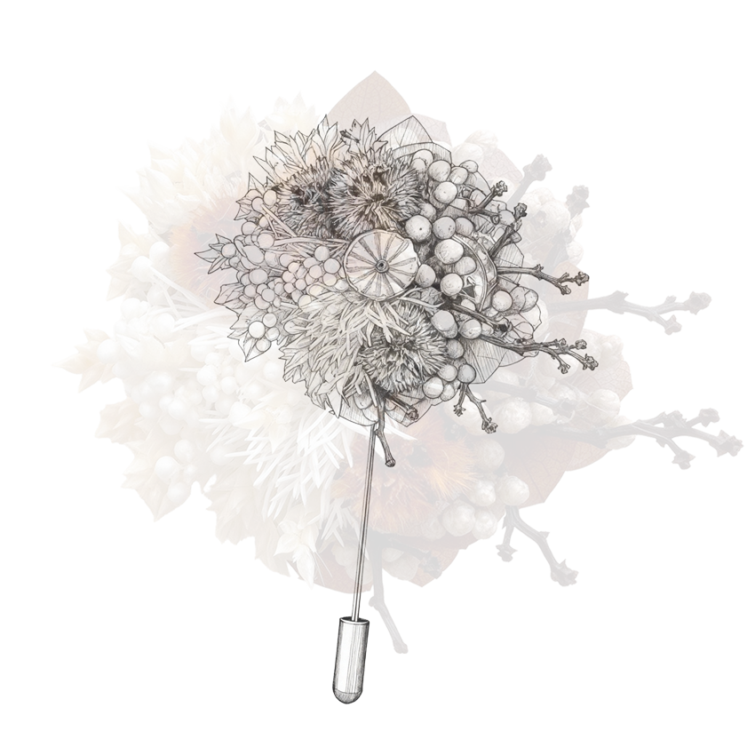 Harvest Halo Brooch