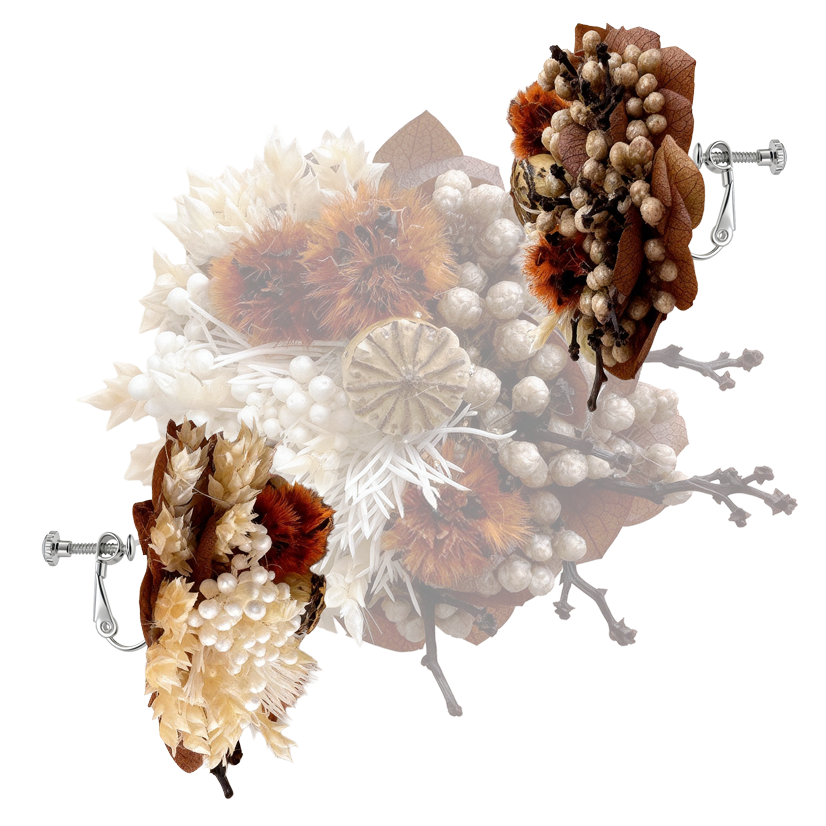 Harvest Halo Clip On Earrings