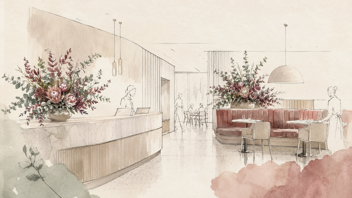 Artificial Flowers for Offices, Restaurants and Commercial Spaces