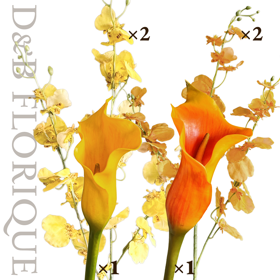 Honey Orchid Calla (6 stems)