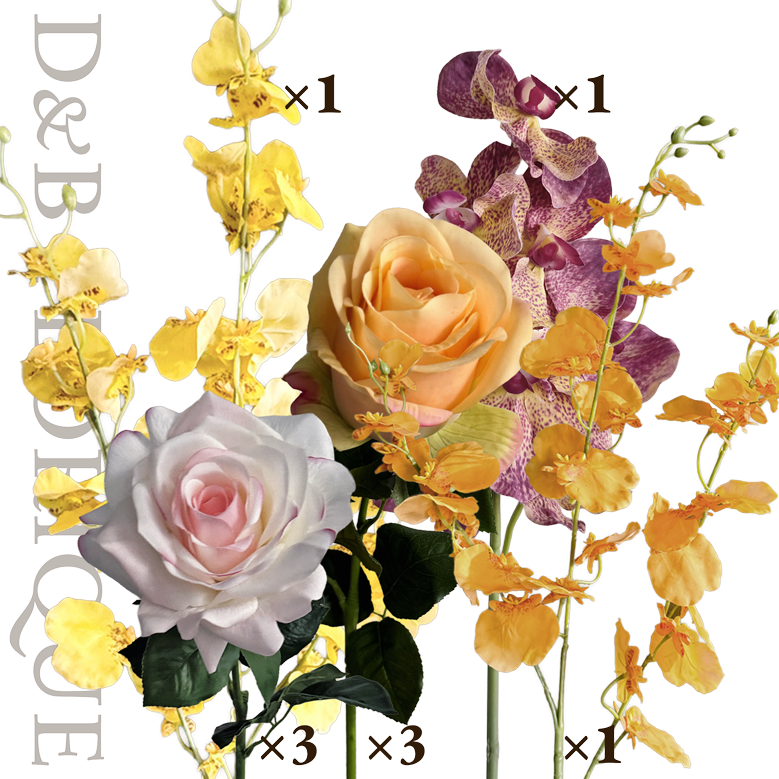 Rosy Orchid Glow (9 stems)