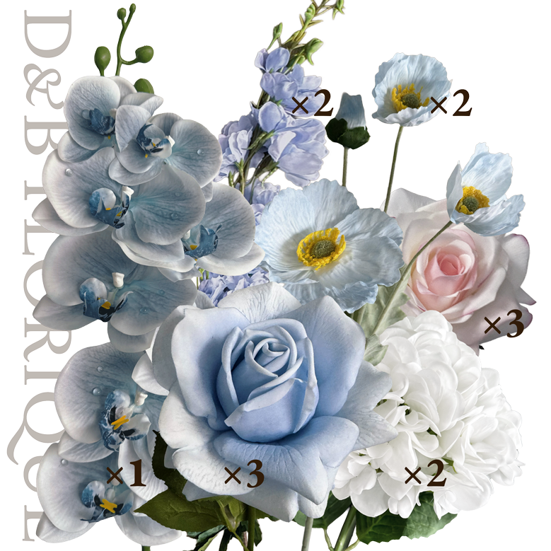 Powder Blue Rose (14 stems)