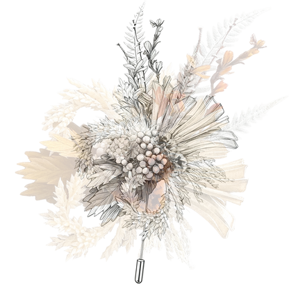 Radiant Meridian Brooch