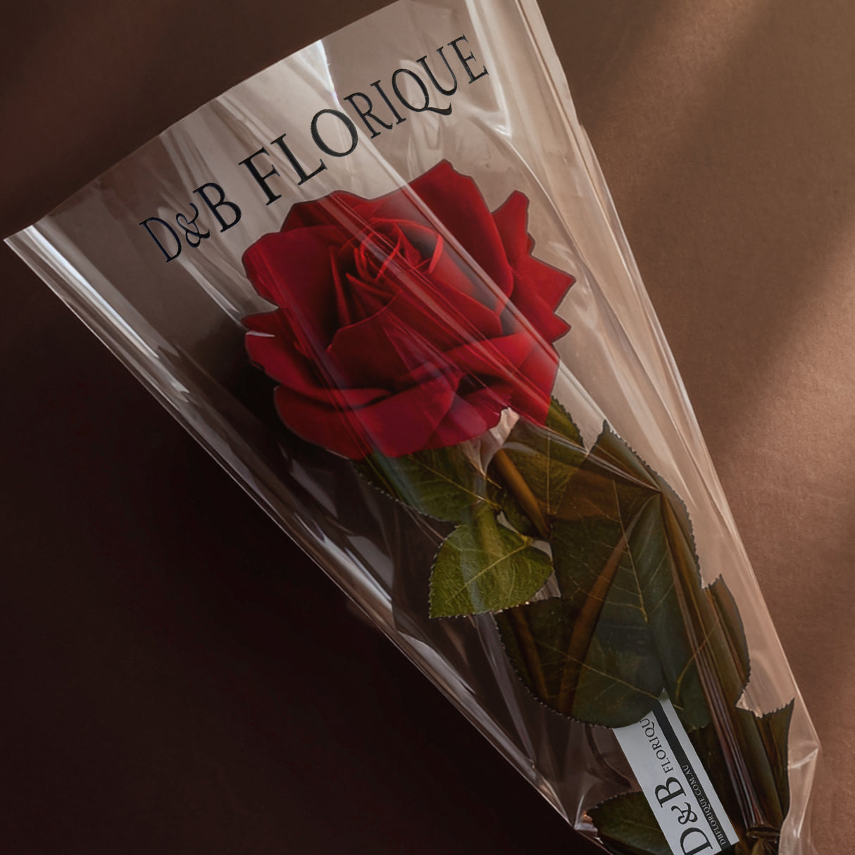 Aesthetic Modular Leaf Ensemble Rose — Crimson Red