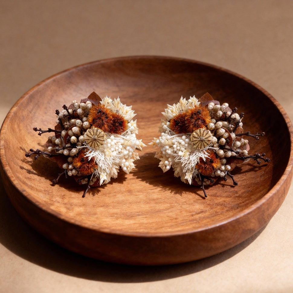 Harvest Halo Clip On Earrings