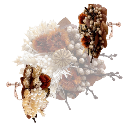 Harvest Halo Clip On Earrings