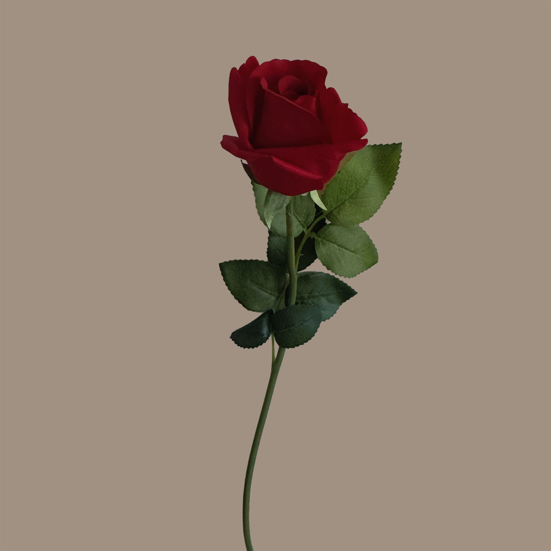 Elegance Modular Leaf Ensemble Rose — Garnet Red