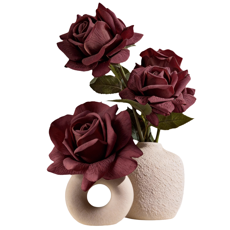 Burgundy Still Life Companion