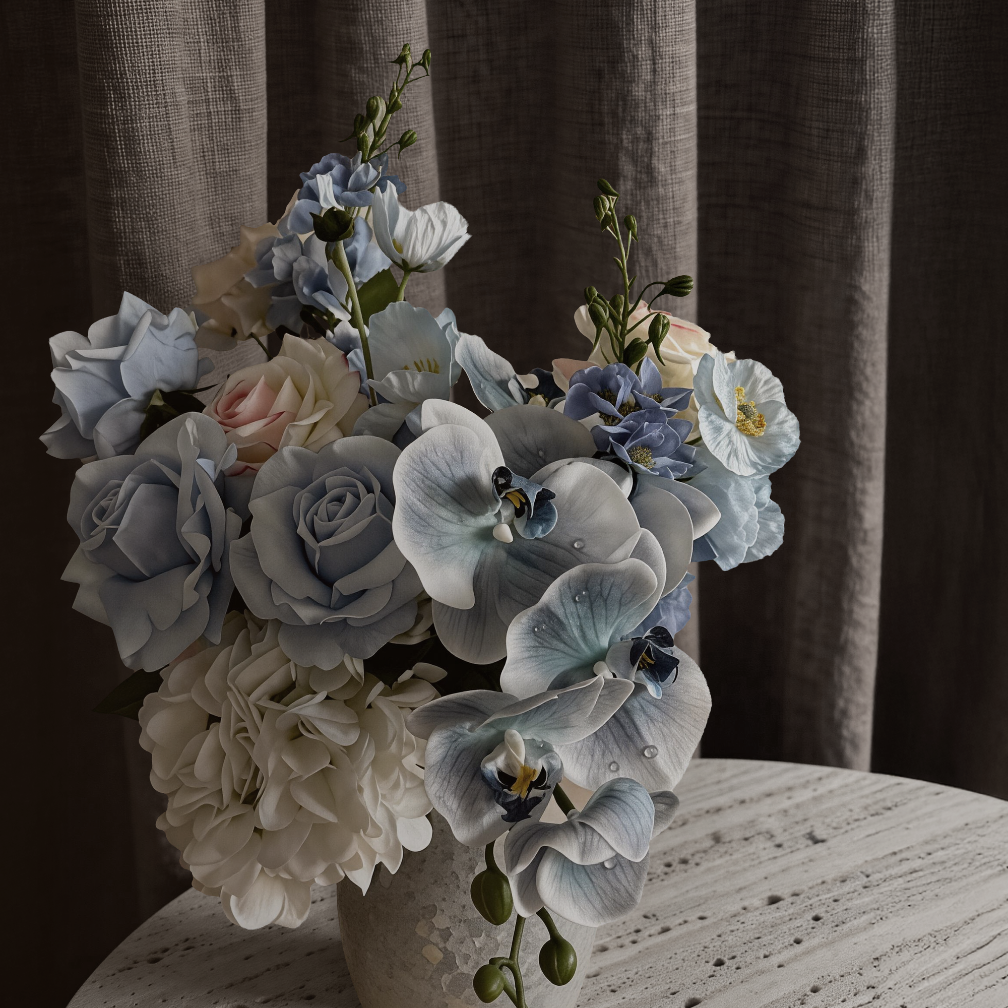 Blue, softened for home.