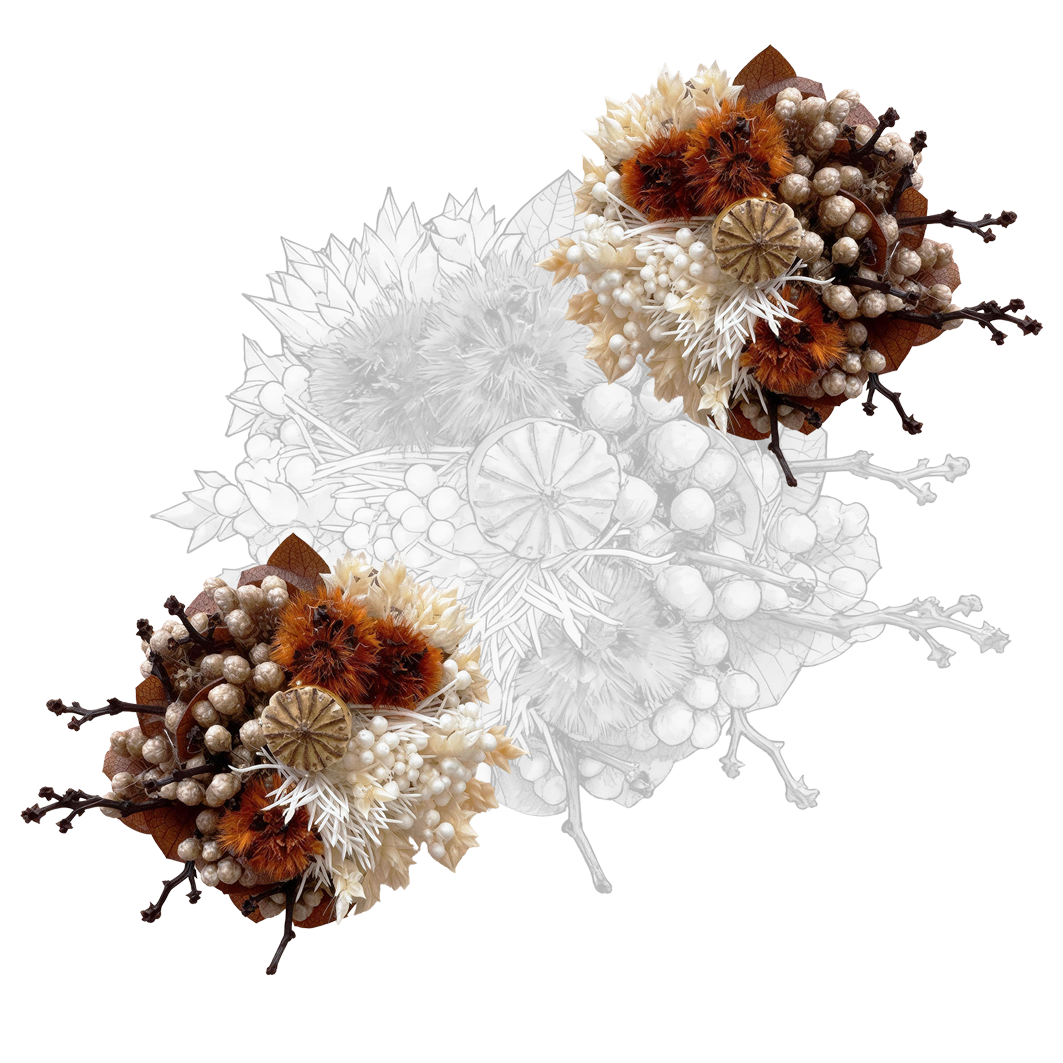 Harvest Halo Clip On Earrings