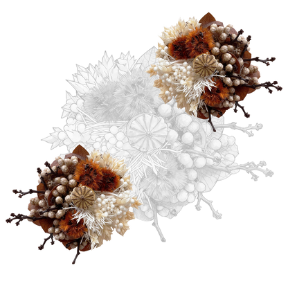 Harvest Halo Clip On Earrings