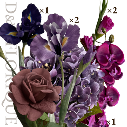 Aubergine Twilight (17 stems)