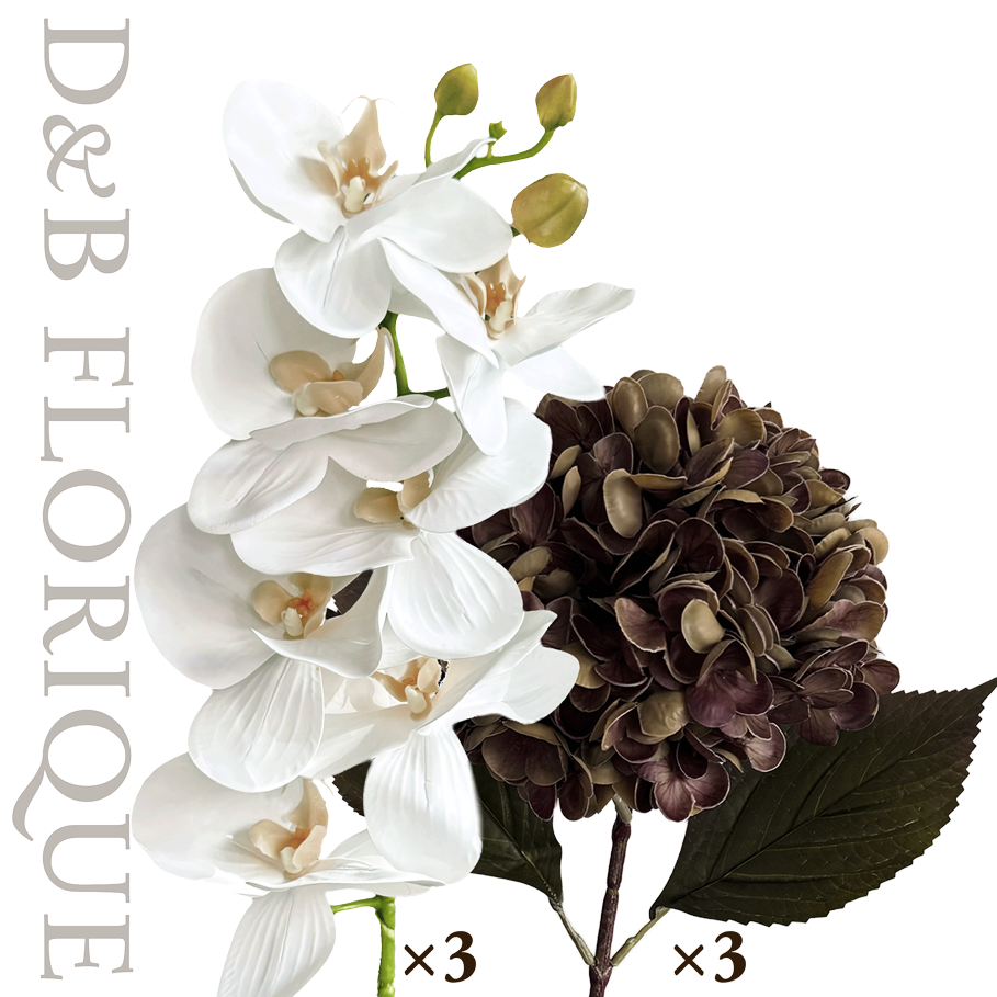 Layered White (6 stems)