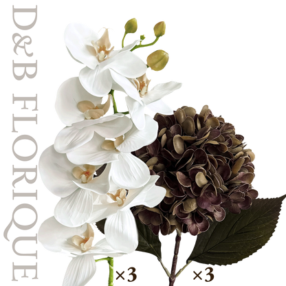 Layered White (6 stems)